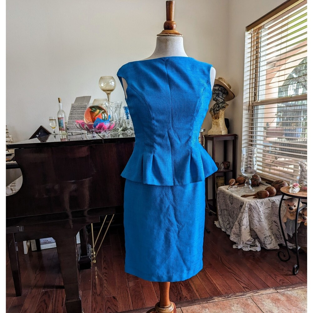 American Living peplum sheath sleeveless dress  Sz 4